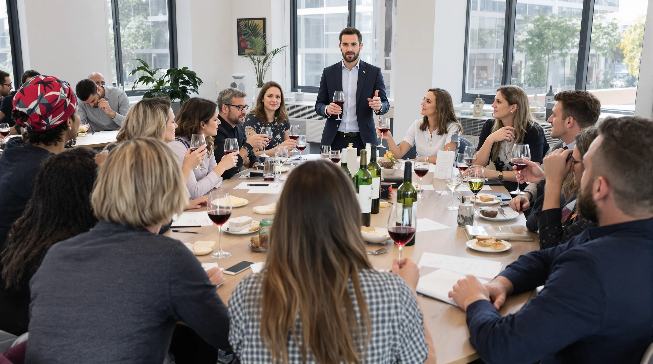 Un atelier œnologie est-il adapté à un team building ?