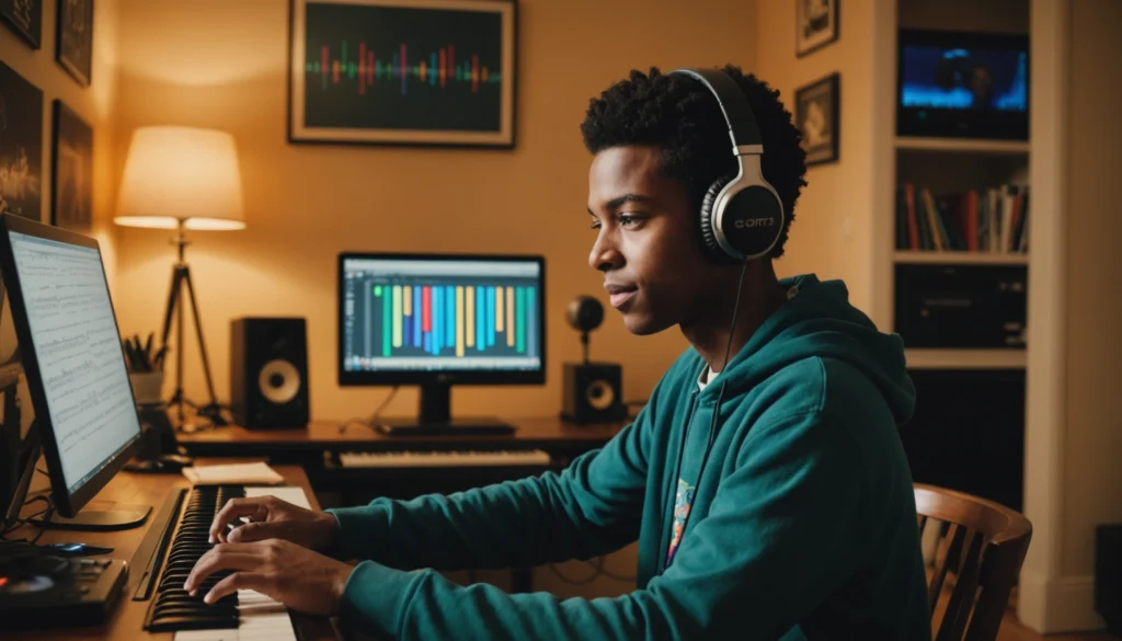 Apprentissage de la musique en ligne